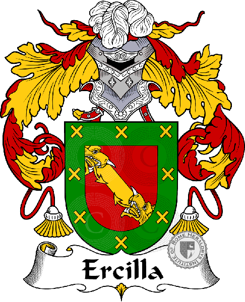 Escudo de la familia Ercilla