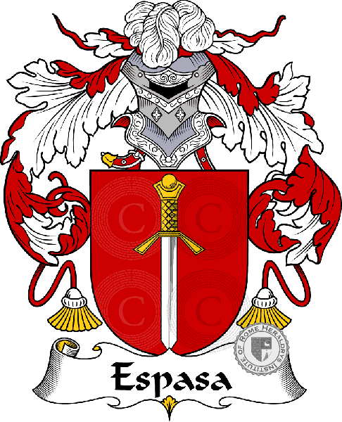 Coat of arms of family Espasa