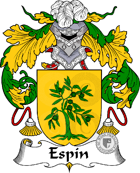 Coat of arms of family Espín
