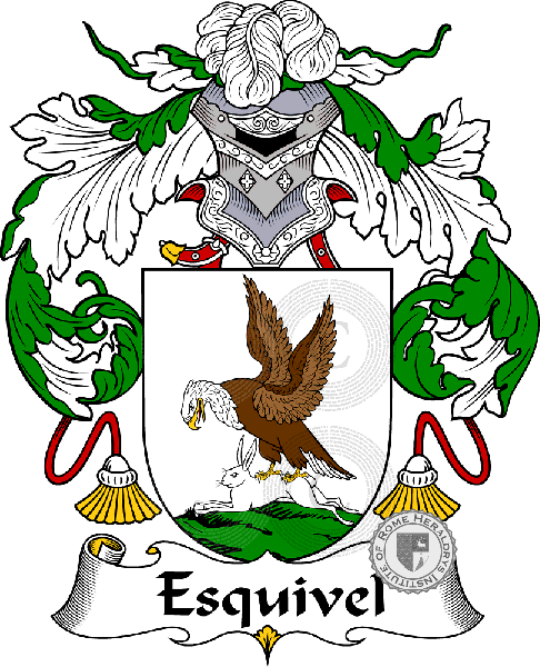 Coat of arms of family Esquivel