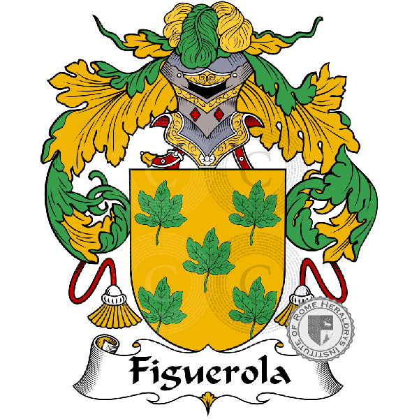 Brasão da família Figuerola