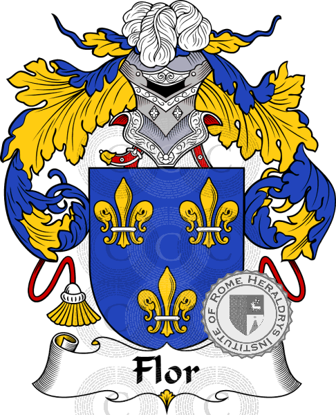Coat of arms of family Flor