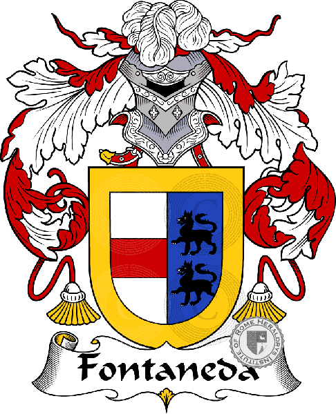 Coat of arms of family Fontaneda