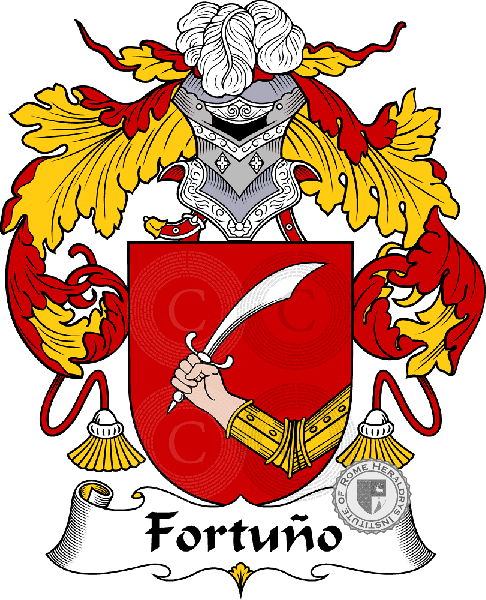 Coat of arms of family Fortuño