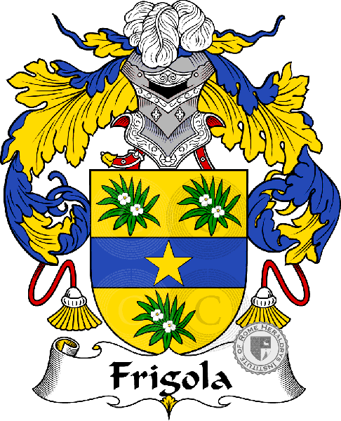 Coat of arms of family Frigola