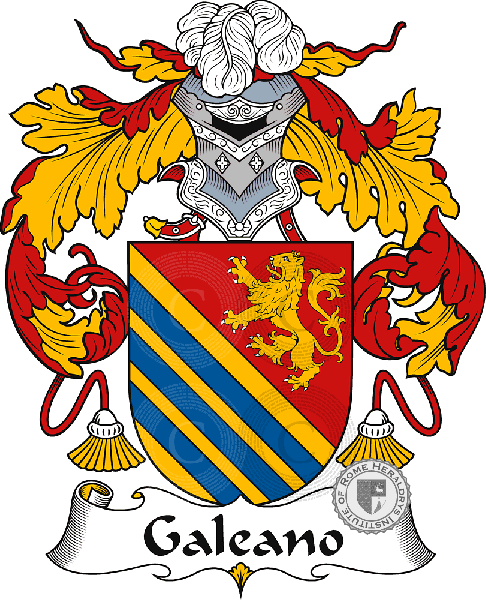 Coat of arms of family Galeano