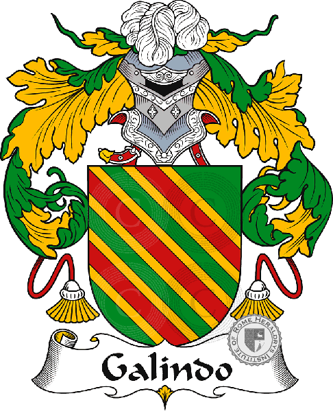 Coat of arms of family Galindo