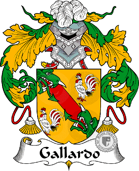 Coat of arms of family Gallardo