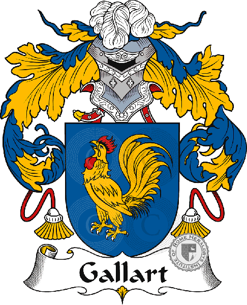 Coat of arms of family Gallart