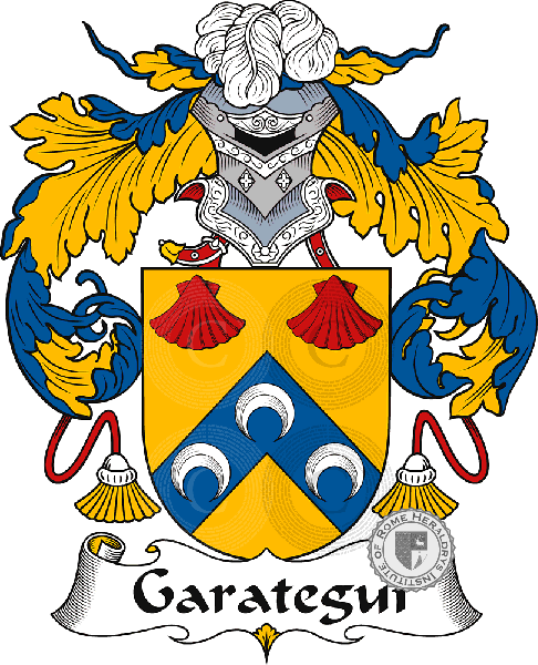 Coat of arms of family Garategui