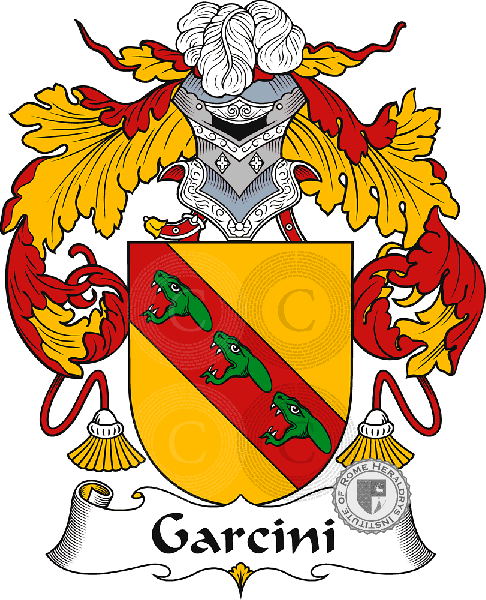 Escudo de la familia Garcini