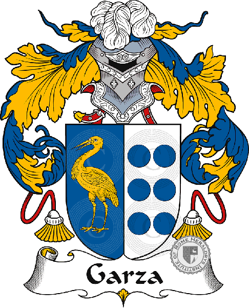 Coat of arms of family Garza or Garzo