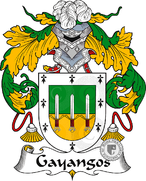 Escudo de la familia Gayangos