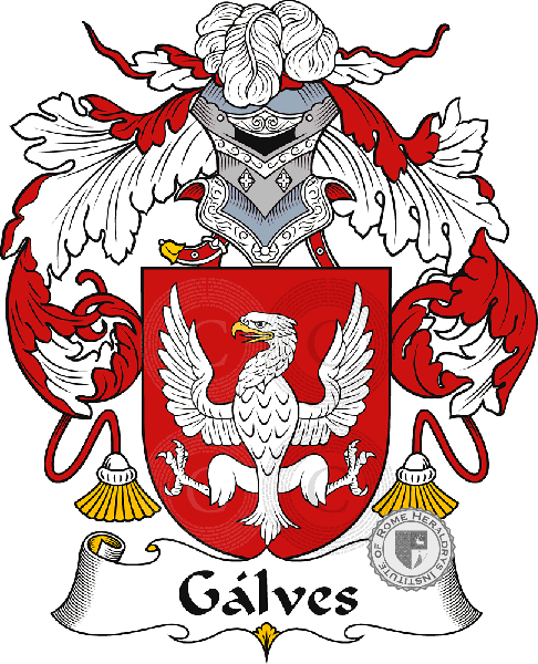 Coat of arms of family Gálves