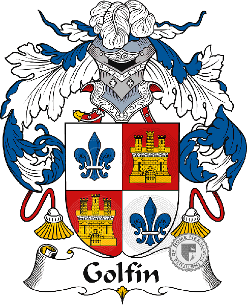 Coat of arms of family Golfín