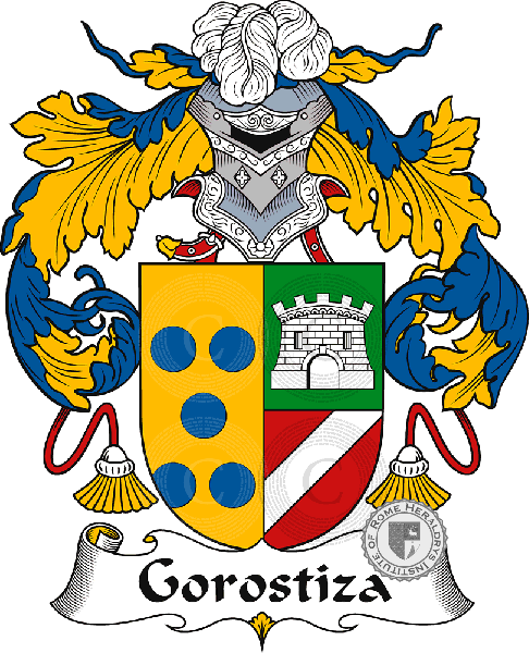 Escudo de la familia Gorostiza
