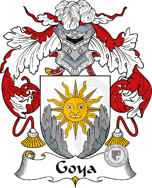 Coat of arms of family Goya I