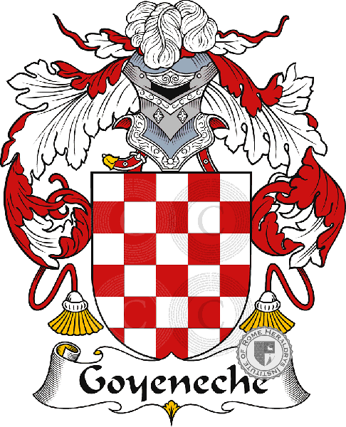 Coat of arms of family Goyeneche