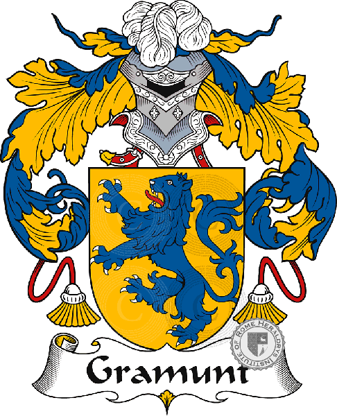 Coat of arms of family Gramunt