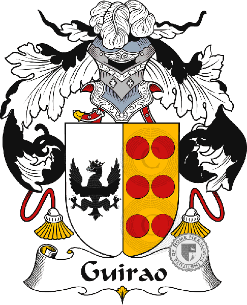 Coat of arms of family Guirao or Guirado