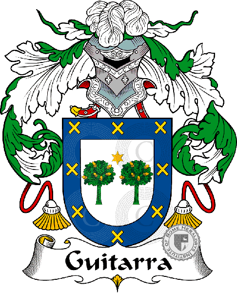 Coat of arms of family Guitarra