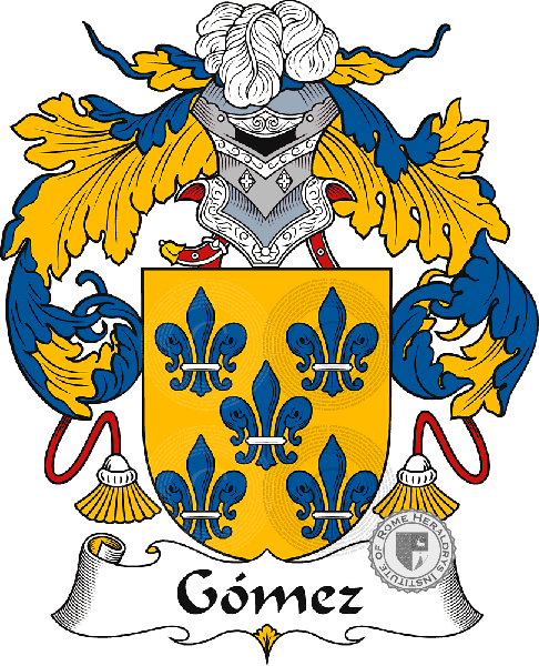 Coat of arms of family Gómez III
