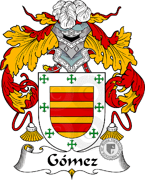 Coat of arms of family Gómez I