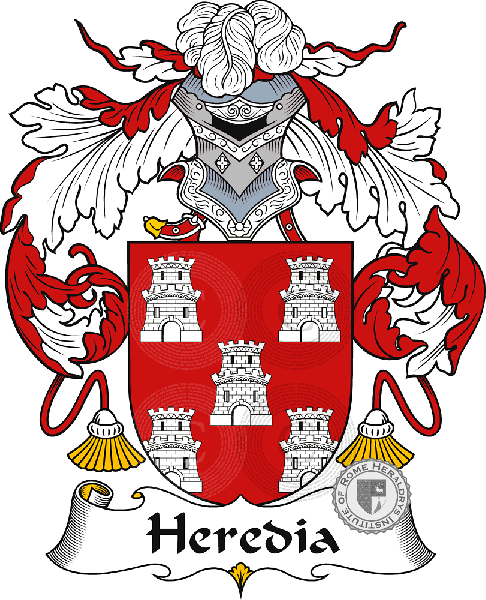 Wappen der Familie Heredia