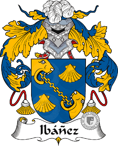 Coat of arms of family Ibáñez I