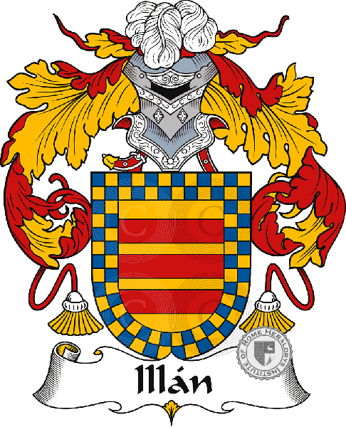 Coat of arms of family Illán