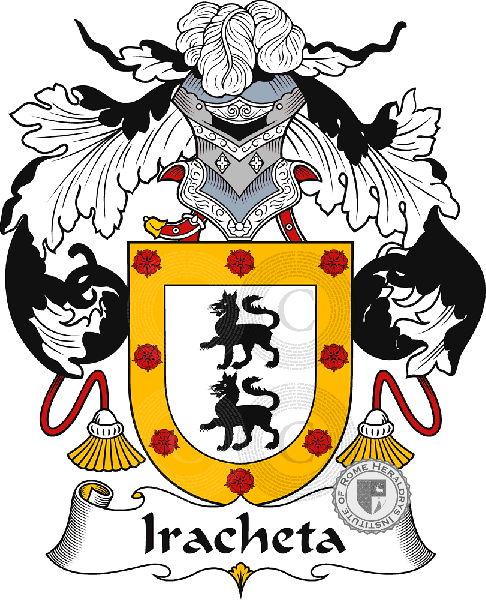 Escudo de la familia Iracheta