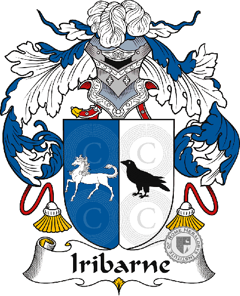 Coat of arms of family Iribarne