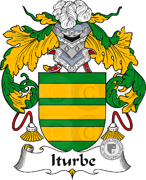 Coat of arms of family Iturbe