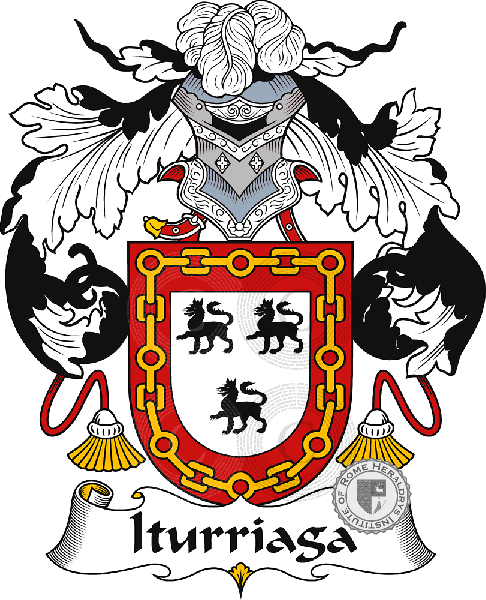Coat of arms of family Iturriaga