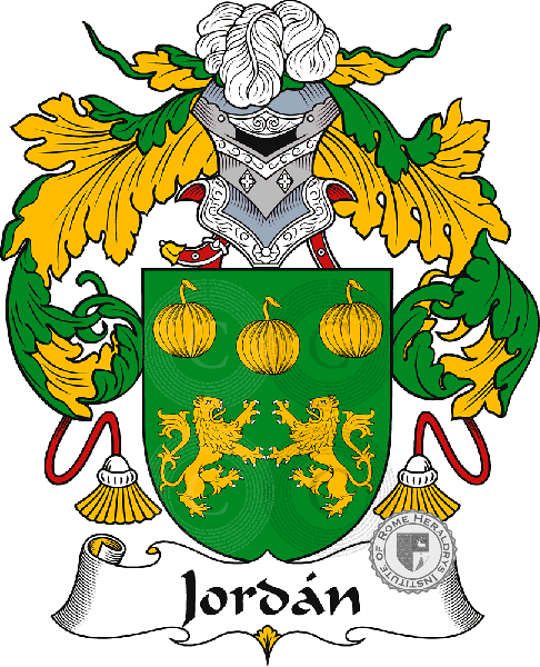 Escudo de la familia Jordán