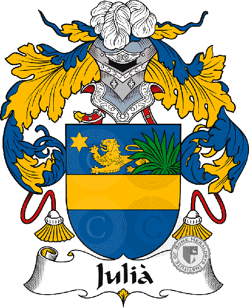 Coat of arms of family Julià