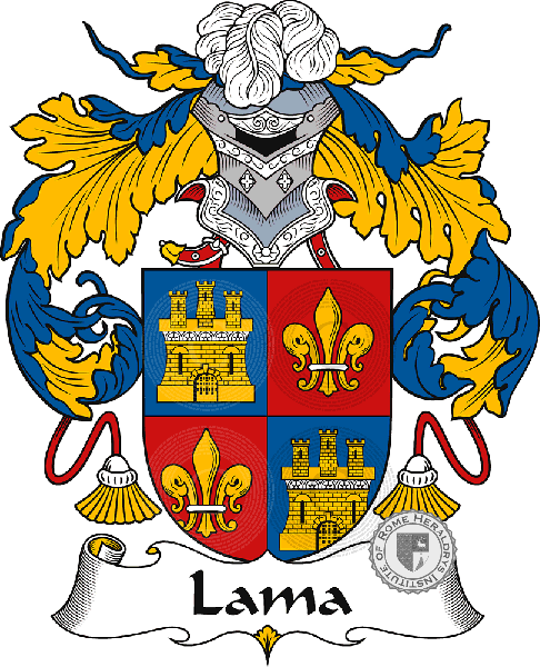 Wappen der Familie Lama