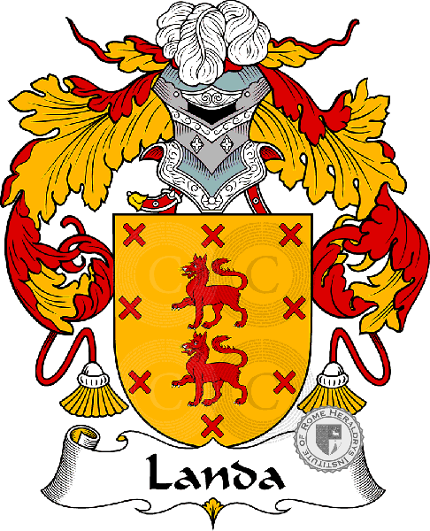 Coat of arms of family Landa