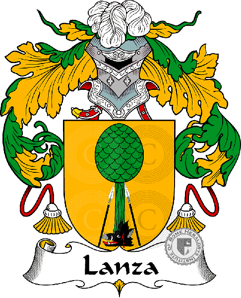 Coat of arms of family Lanza