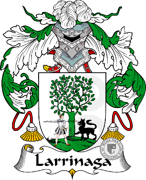 Coat of arms of family Larrinaga