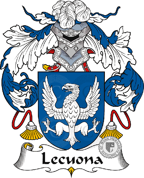 Coat of arms of family Lecuona