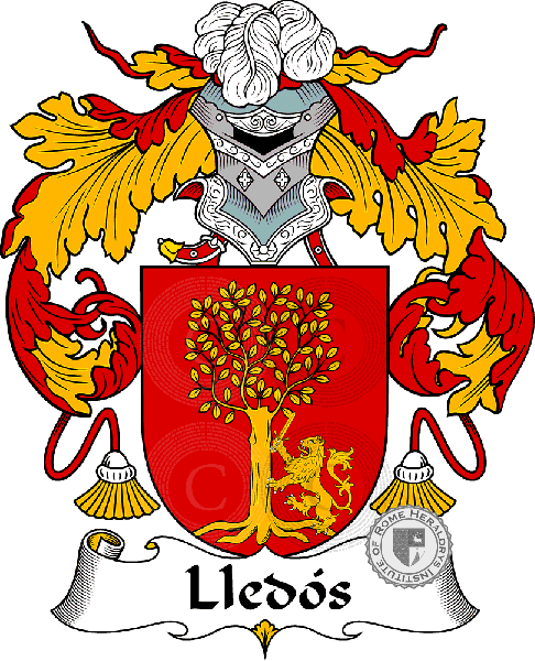Coat of arms of family Lledós