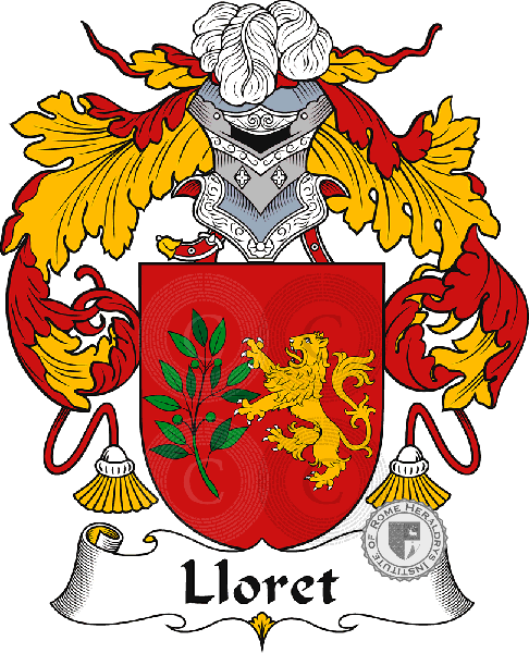 Coat of arms of family Lloret