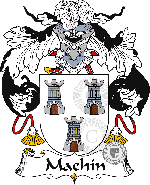 Coat of arms of family Machín