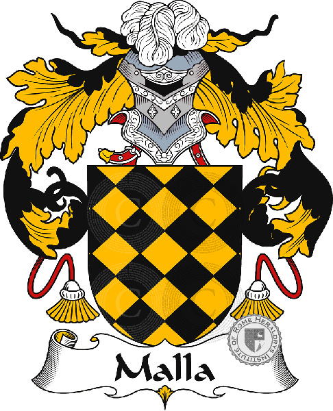 Wappen der Familie Malla