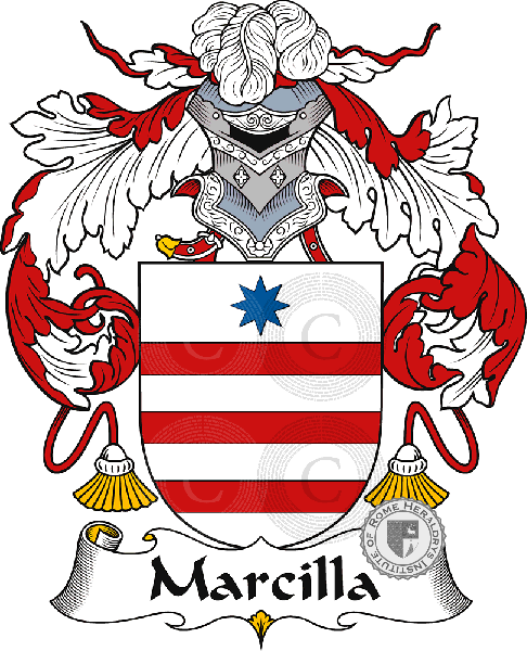Coat of arms of family Marcilla