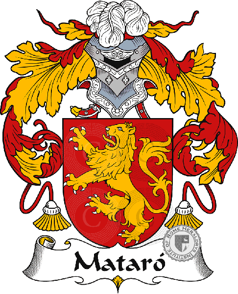 Coat of arms of family Mataró