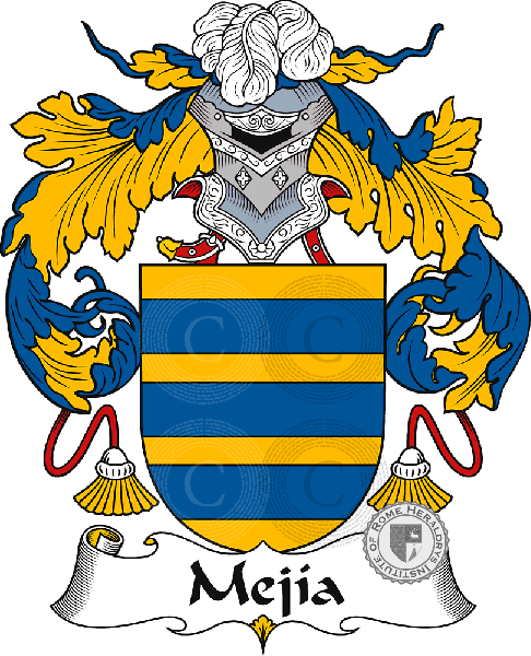 Escudo de la familia Mejía or Mejías