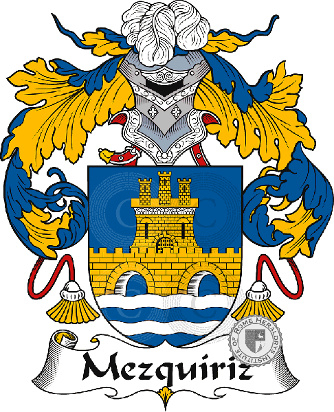 Coat of arms of family Mezquíriz