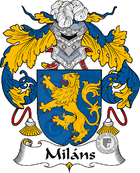 Coat of arms of family Miláns